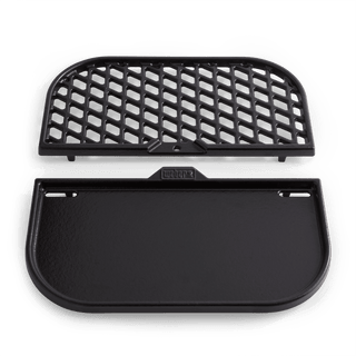 WEBER Kepimo paviršiai Dviejų dalių kepimo plokštuma WEBER Grill & Griddle Station, 36,3 x 35,8 x 2,9 cm